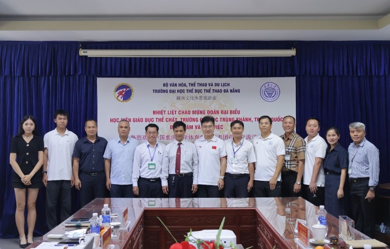 Trường Đại học Thể dục Thể thao Đà Nẵng mở rộng hợp tác quốc tế với Học viện Giáo dục Thể chất - Đại học Trùng Khánh, Trung Quốc